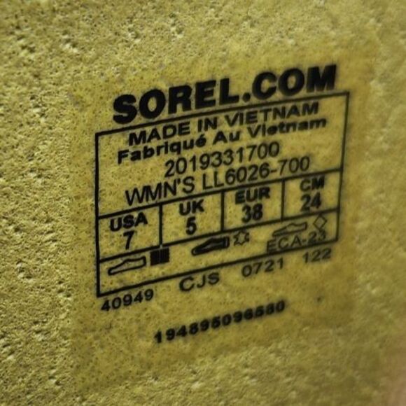 Sorel Roaming Easy Slide Womens Sz 7 Bolt Gum Slip On Comfort Sandals LL6026-700 - Picture 9 of 9